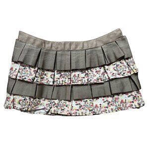 Thirty-One Fitted Elite Skirt Purse in Floral & Beige~New in Package 16" x 10"